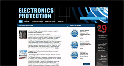 Desktop Screenshot of electronicsprotectionmagazine.com