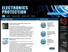 Tablet Screenshot of electronicsprotectionmagazine.com
